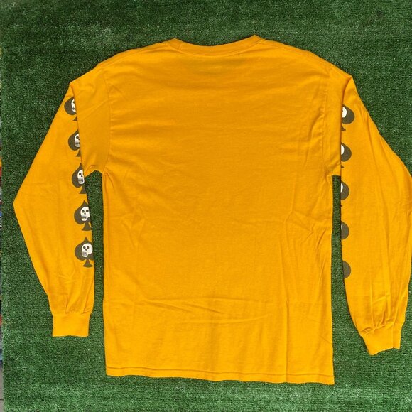 Crawling Death Hell Skull Shirt Gothic Emo Long Sleeve Tee - Picture 6 of 6